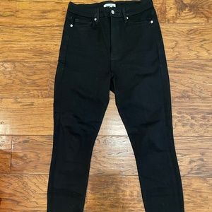 Good American Good Waist Black Jean
